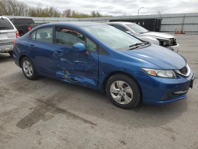 2HGFB2F57DH527989 - 2013 HONDA CIVIC LX BLUE photo 4