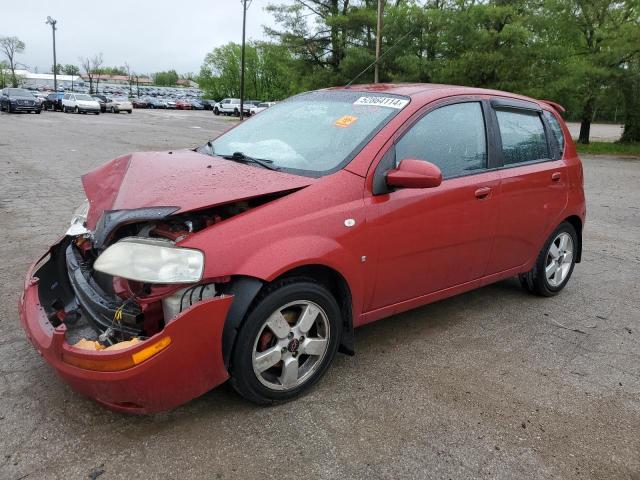 KL1TD66658B022700 - 2008 CHEVROLET AVEO BASE RED photo 1