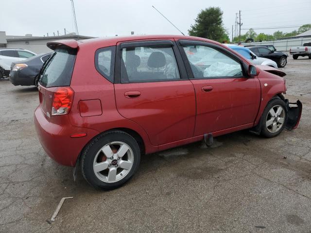 KL1TD66658B022700 - 2008 CHEVROLET AVEO BASE RED photo 3
