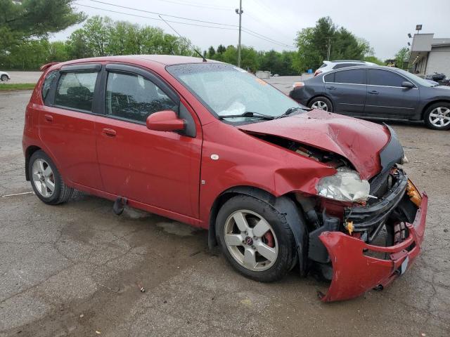 KL1TD66658B022700 - 2008 CHEVROLET AVEO BASE RED photo 4