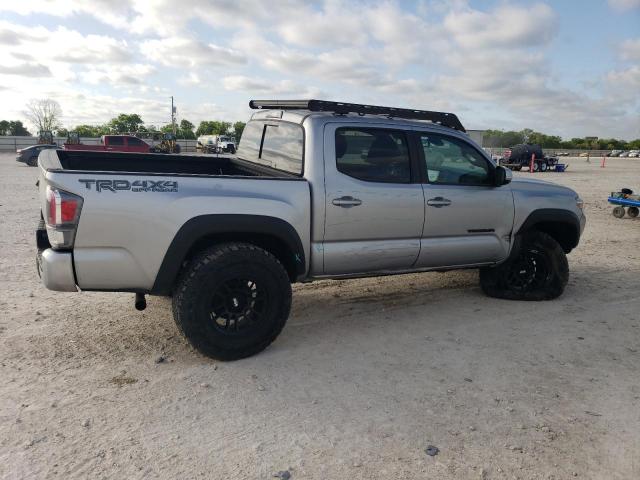 3TMCZ5AN6NM475358 - 2022 TOYOTA TACOMA DOUBLE CAB ვერცხლისფერი ფოტო 3