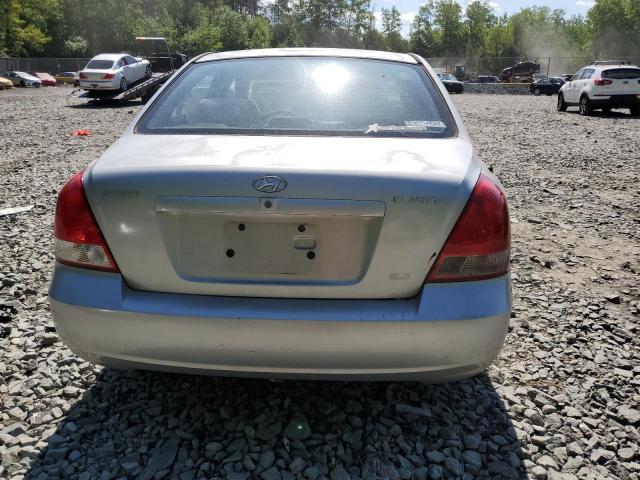 KMHDN45D32U385664 - 2002 HYUNDAI ELANTRA GLS SILVER photo 6