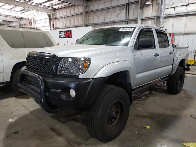 5TEJU62N68Z510451 - 2008 TOYOTA TACOMA DOUBLE CAB PRERUNNER SILVER photo 1