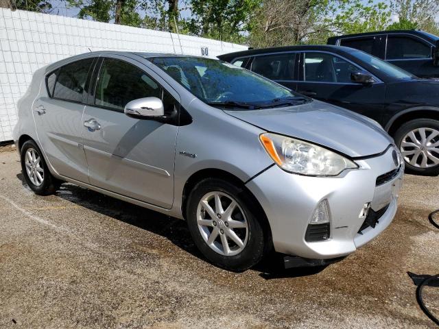 JTDKDTB30C1516296 - 2012 TOYOTA PRIUS SILVER photo 4