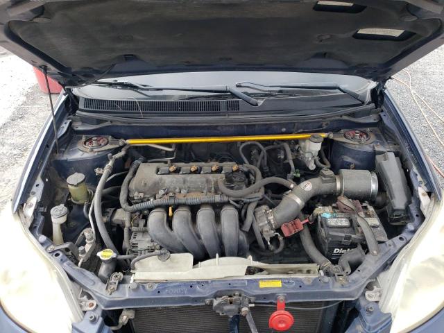 2T1KR32E75C369007 - 2005 TOYOTA COROLLA MA XR BLUE photo 11