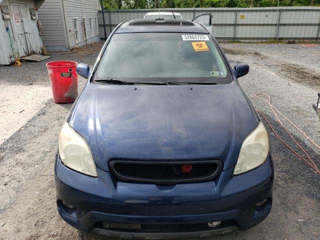 2T1KR32E75C369007 - 2005 TOYOTA COROLLA MA XR BLUE photo 5