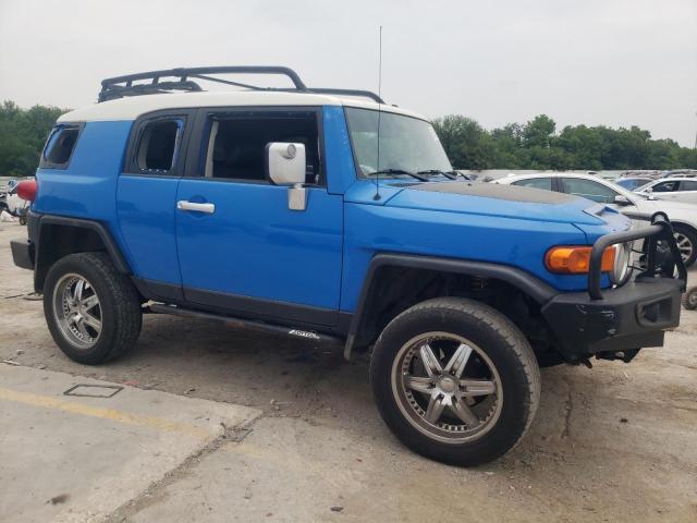 JTEBU11F870058983 - 2007 TOYOTA FJ CRUISER BLUE photo 4