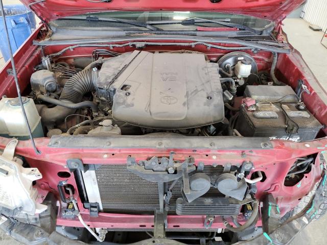 3TMJU4GN9FM192929 - 2015 TOYOTA TACOMA DOUBLE CAB PRERUNNER RED photo 11