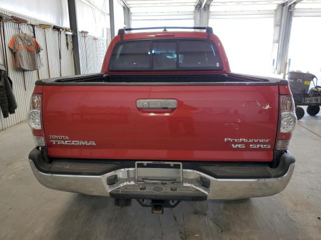 3TMJU4GN9FM192929 - 2015 TOYOTA TACOMA DOUBLE CAB PRERUNNER RED photo 6