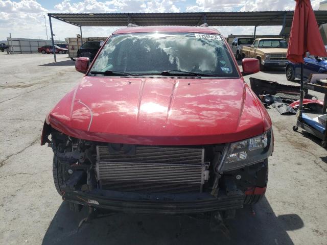 3C4PDCGB1ET260932 - 2014 DODGE JOURNEY CROSSROAD RED photo 5