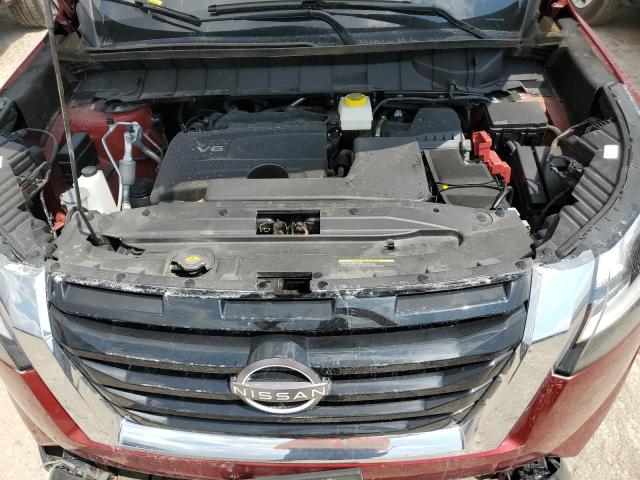 5N1DR3CB5NC226056 - 2022 NISSAN PATHFINDER SL RED photo 12