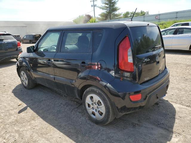 KNDJT2A58C7443767 - 2012 KIA SOUL BLACK photo 2