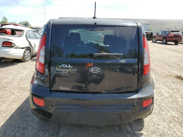 KNDJT2A58C7443767 - 2012 KIA SOUL BLACK photo 6