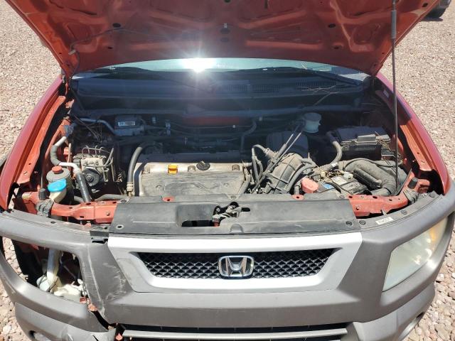 5J6YH28564L012224 - 2004 HONDA ELEMENT EX ORANGE photo 11