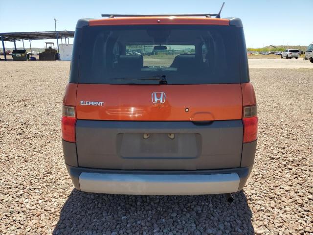 5J6YH28564L012224 - 2004 HONDA ELEMENT EX ORANGE photo 6