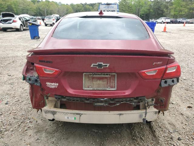 1G1ZG5ST9MF066114 - 2021 CHEVROLET MALIBU RS 勃艮第红 照片 6