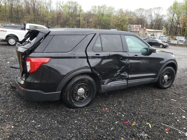 1FM5K8AB8LGD00228 - 2020 FORD EXPLORER POLICE INTERCEPTOR 黑色 照片 3