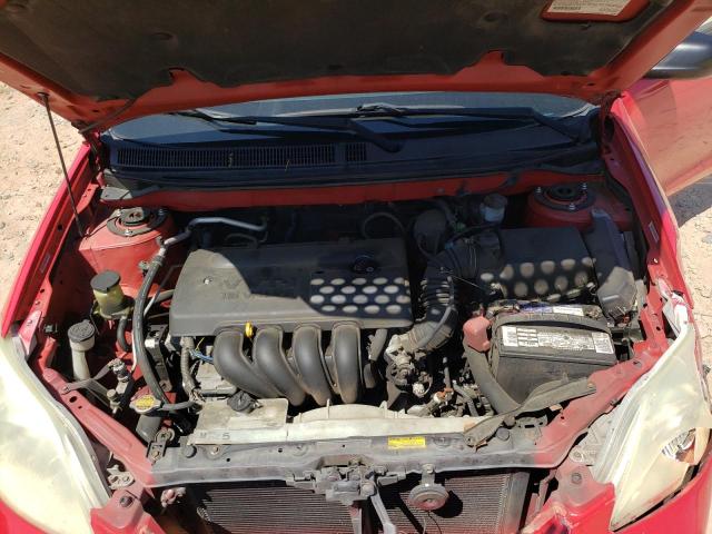 2T1KR32E23C046979 - 2003 TOYOTA COROLLA MA XR RED photo 11
