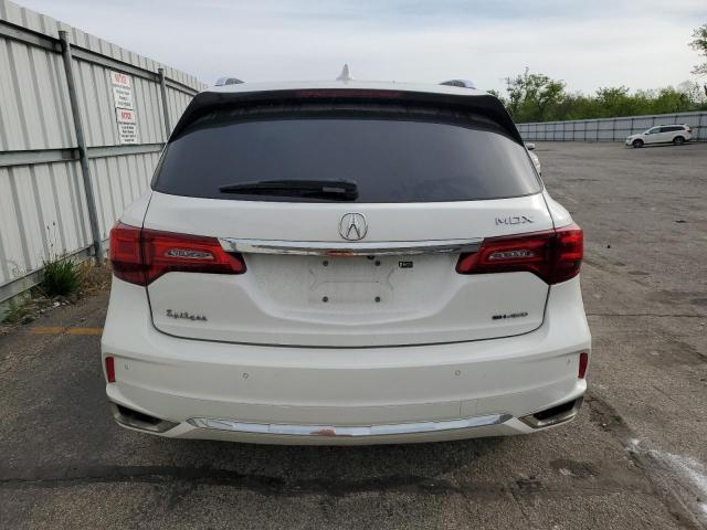 5J8YD7H70KL001198 - 2019 ACURA MDX SPORT HYBRID ADVANCE WHITE photo 6