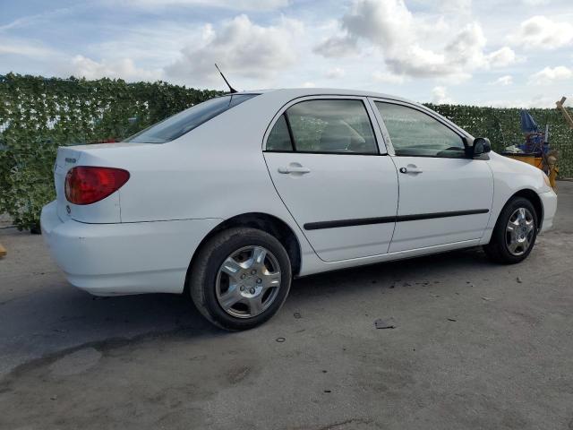 1NXBR32E63Z036244 - 2003 TOYOTA COROLLA CE WHITE photo 3