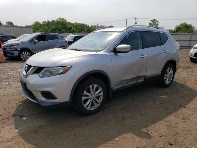 KNMAT2MVXFP514774 - 2015 NISSAN ROGUE S SILVER photo 1