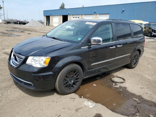 2C4RC1CG6CR226700 - 2012 CHRYSLER TOWN & COU TOURING L BLACK photo 1