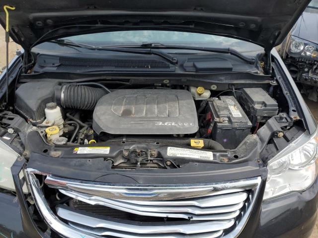 2C4RC1CG6CR226700 - 2012 CHRYSLER TOWN & COU TOURING L BLACK photo 12