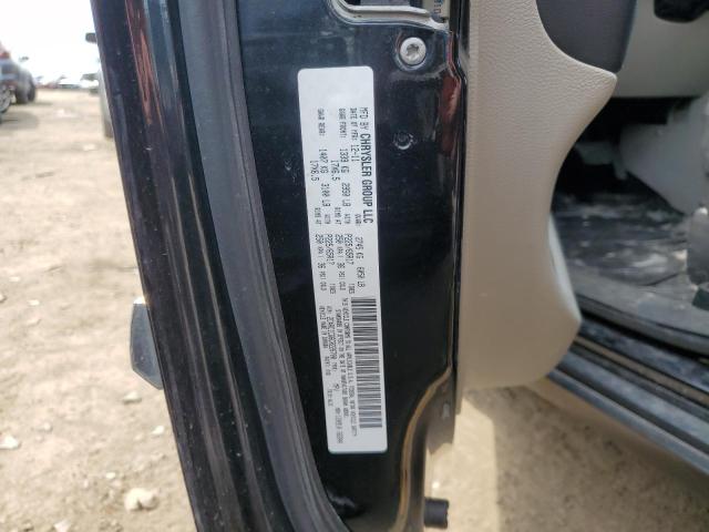 2C4RC1CG6CR226700 - 2012 CHRYSLER TOWN & COU TOURING L BLACK photo 13