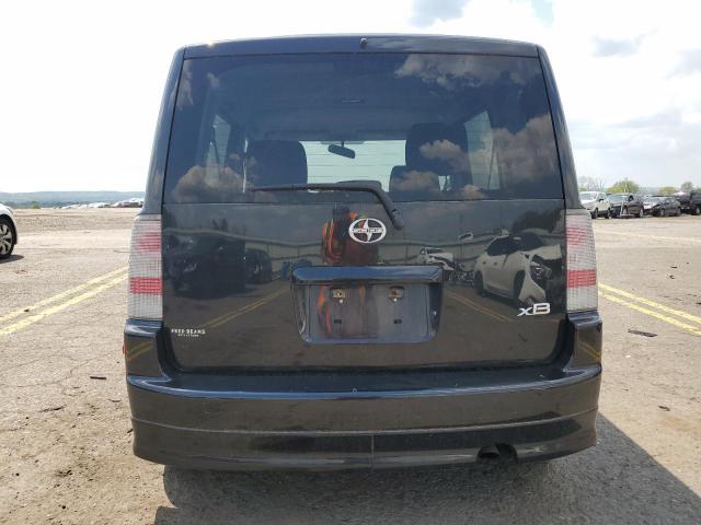 JTLKT324464102652 - 2006 TOYOTA SCION XB BLACK photo 6