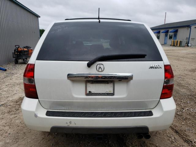 2HNYD18883H540438 - 2003 ACURA MDX TOURING WHITE photo 6