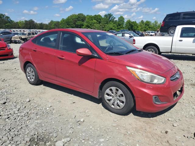 KMHCT4AE5HU207702 - 2017 HYUNDAI ACCENT SE RED photo 4