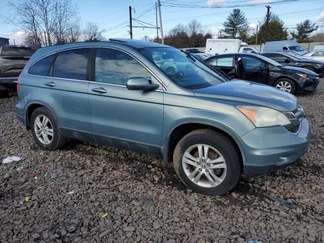5J6RE4H79BL058198 - 2011 HONDA CR-V EXL 绿色 照片 4