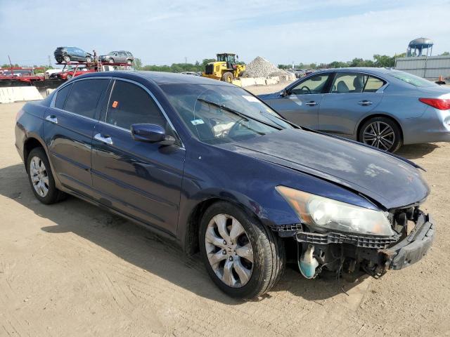 1HGCP36888A032225 - 2008 HONDA ACCORD EXL BLUE photo 4