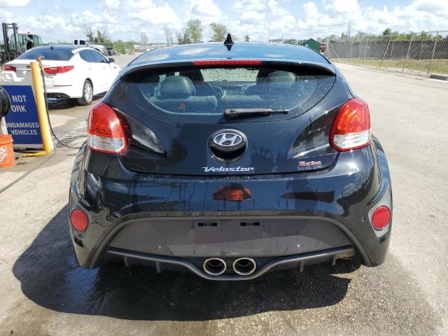 KMHTC6AE9GU271364 - 2016 HYUNDAI VELOSTER TURBO BLACK photo 6