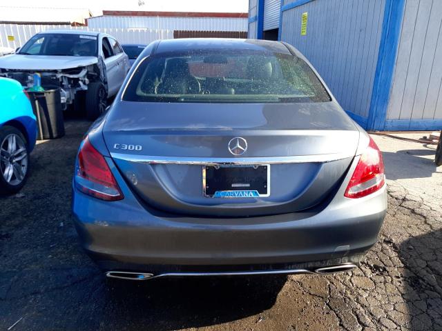 55SWF4JB4JU248897 - 2018 MERCEDES-BENZ C 300 GRAY photo 6