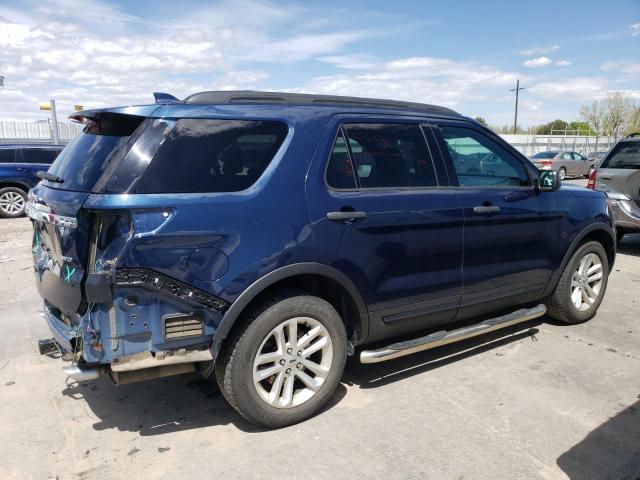 1FM5K8B80HGC54890 - 2017 FORD EXPLORER BLUE photo 3