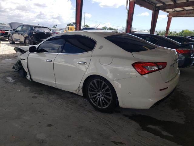 ZAM57XSA6J1291708 - 2018 MASERATI GHIBLI WHITE photo 2