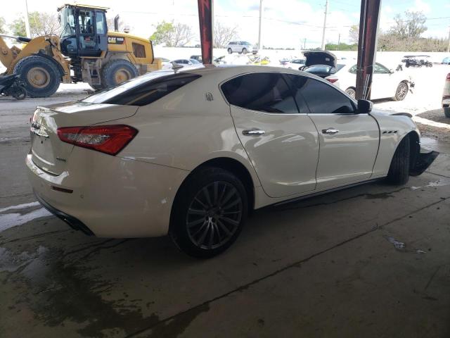 ZAM57XSA6J1291708 - 2018 MASERATI GHIBLI WHITE photo 3