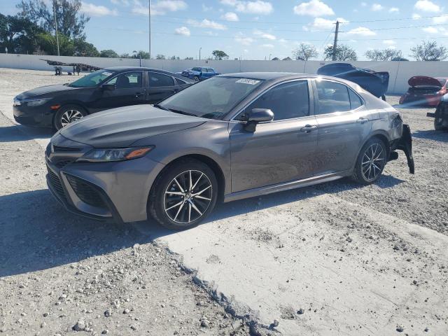 4T1S11AK8RU908788 - 2024 TOYOTA CAMRY SE NIGHT SHADE GRAY photo 1