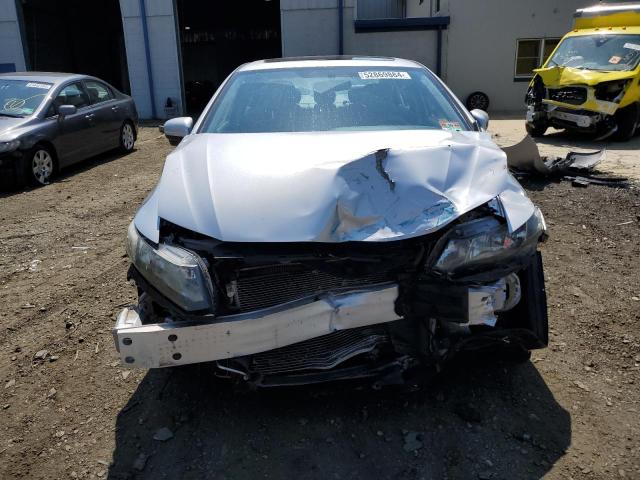 2HGFB2F99FH503134 - 2015 HONDA CIVIC EXL SILVER photo 5