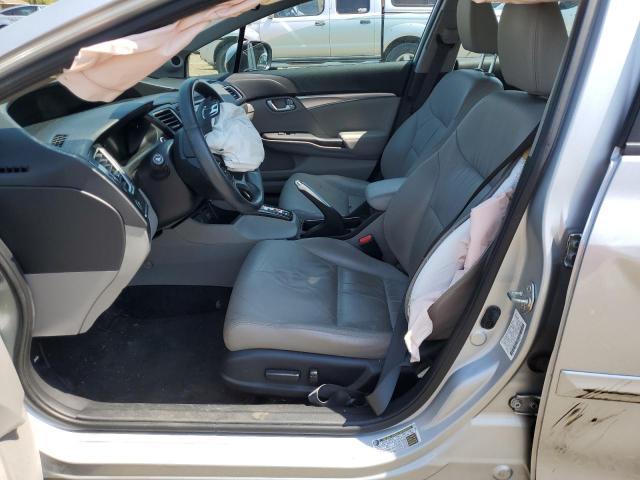 2HGFB2F99FH503134 - 2015 HONDA CIVIC EXL ვერცხლისფერი ფოტო 7
