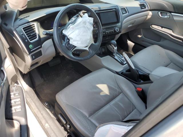 2HGFB2F99FH503134 - 2015 HONDA CIVIC EXL ვერცხლისფერი ფოტო 8