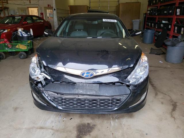 KMHEC4A47DA050850 - 2013 HYUNDAI SONATA HYBRID BLACK photo 5