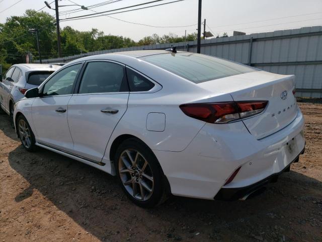 5NPE34AB7KH785577 - 2019 HYUNDAI SONATA LIMITED TURBO WHITE photo 2