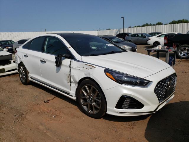 5NPE34AB7KH785577 - 2019 HYUNDAI SONATA LIMITED TURBO WHITE photo 4