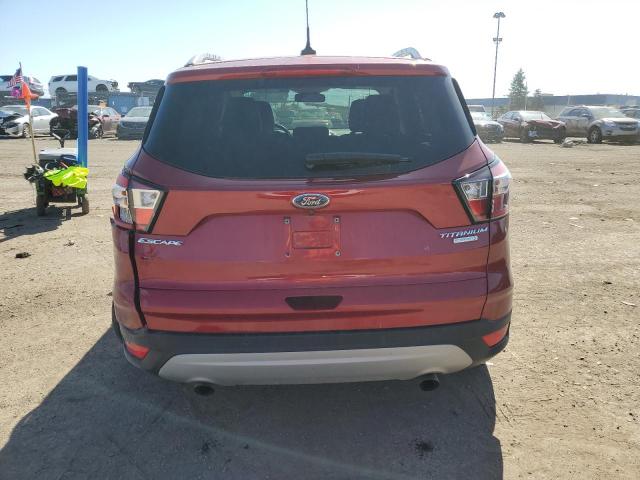 1FMCU0J91JUD02997 - 2018 FORD ESCAPE TITANIUM RED photo 6