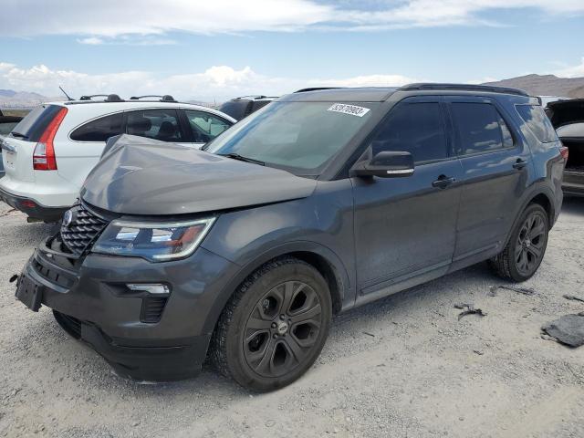 1FM5K8GT4JGC07543 - 2018 FORD EXPLORER SPORT CHARCOAL photo 1