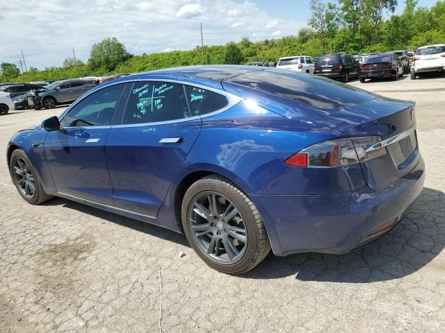 5YJSA1E2XMF418787 - 2021 TESLA MODEL S Mavi foto 2