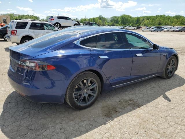 5YJSA1E2XMF418787 - 2021 TESLA MODEL S Mavi foto 3