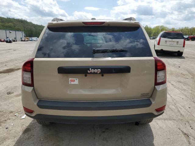 1C4NJCBA9HD137663 - 2017 JEEP COMPASS SPORT TAN photo 6